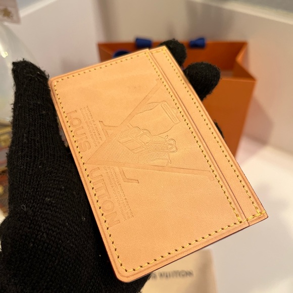 🎀 LOUIS VUITTON Vachetta Voyages Card Holder LIMITED EDITION - Picture 6 of 9